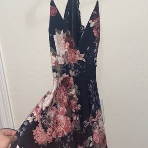 Floral lace dress